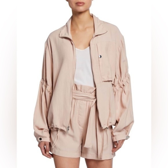 3.1 Phillip Lim Jackets & Blazers - Jacket Coat 3.1 Phillip Lim Cinched ruched tiered sleeves Anorak Black size SP